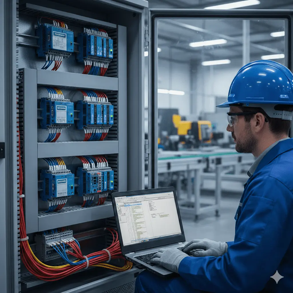Industrial PLC Control Panel